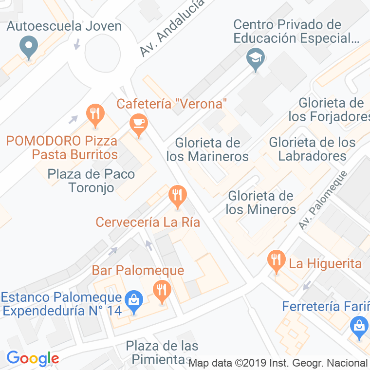 Código Postal calle Marismeños, De Los en Huelva