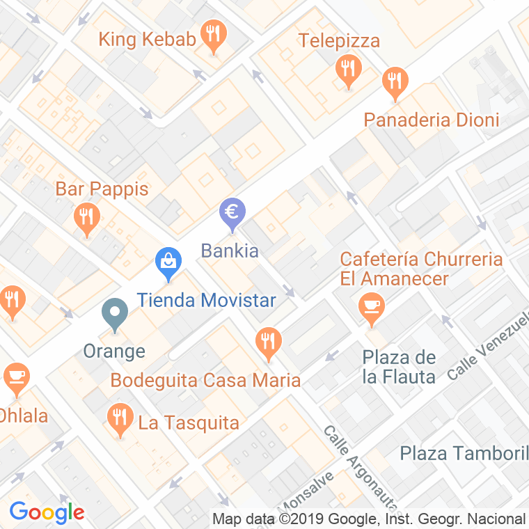 Código Postal calle Almirante Hernandez Pinzon en Huelva