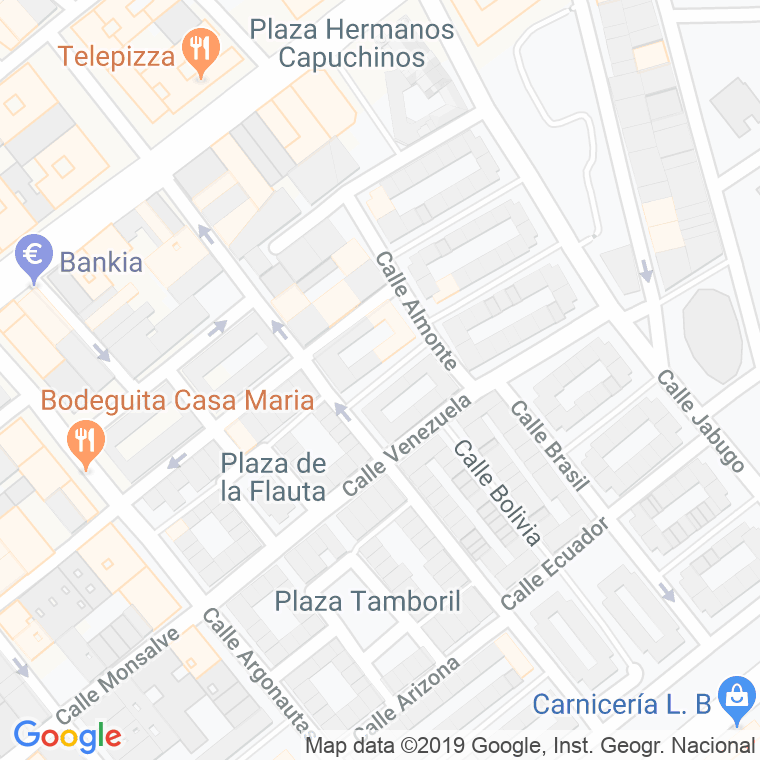 Código Postal calle Paraguay en Huelva