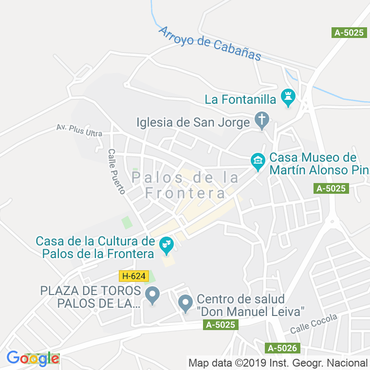 Código Postal de Palos De La Frontera en Huelva