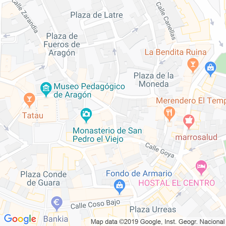 Código Postal calle Cedro en Huesca