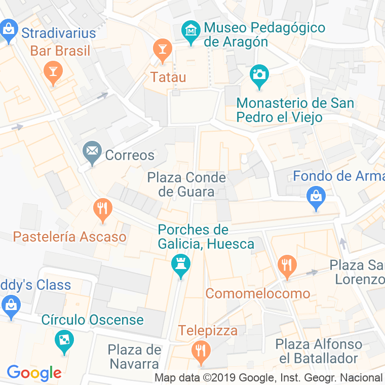 Código Postal calle Duquesa Villahermosa en Huesca