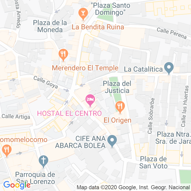 Código Postal calle Espino, travesia en Huesca
