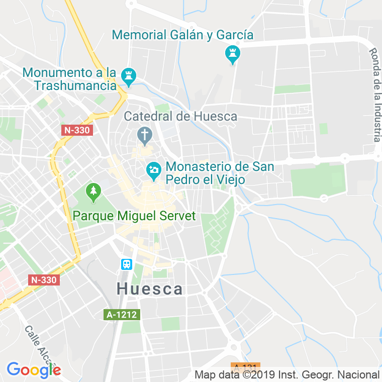 Código Postal calle Lirio, travesia en Huesca