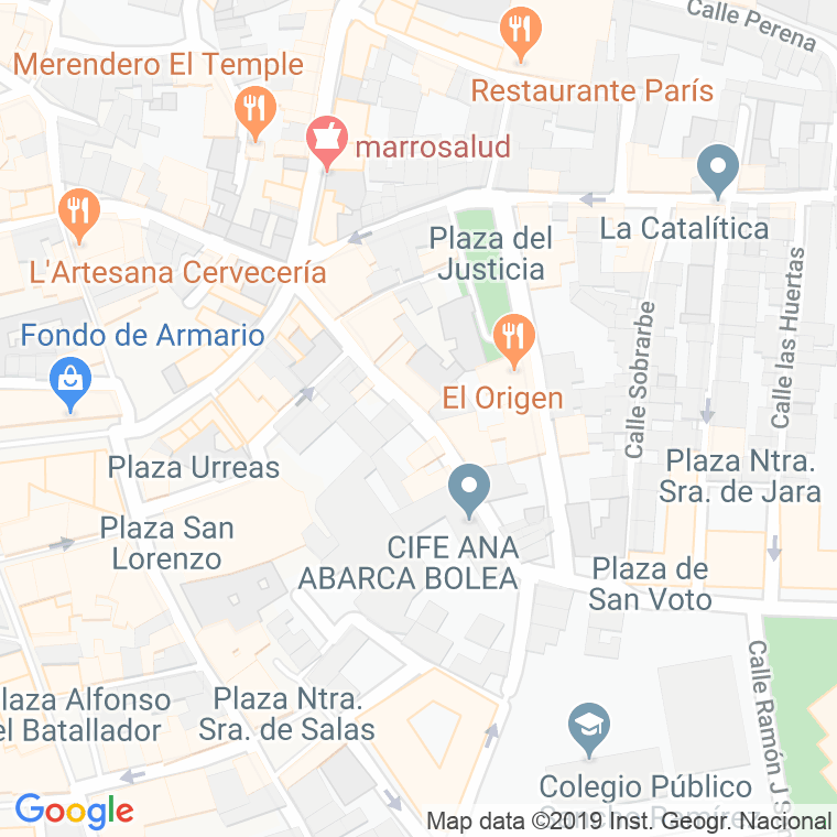 Código Postal calle Sancho Ramirez en Huesca