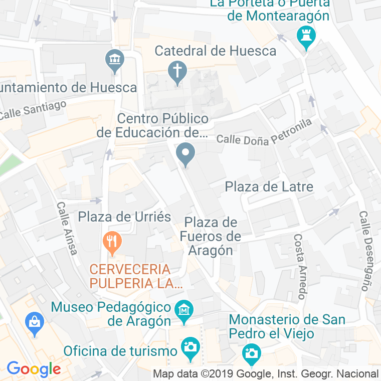 Código Postal calle Alfonso De Aragon en Huesca