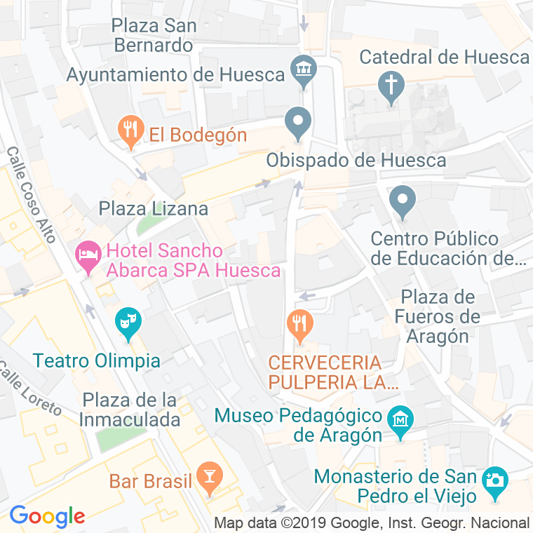 Código Postal calle Asuncion en Huesca