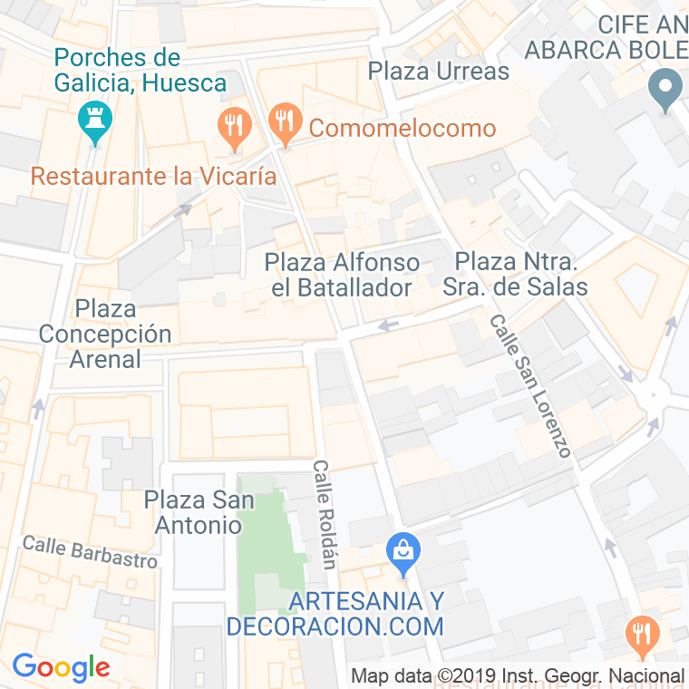 Código Postal calle Fatas en Huesca