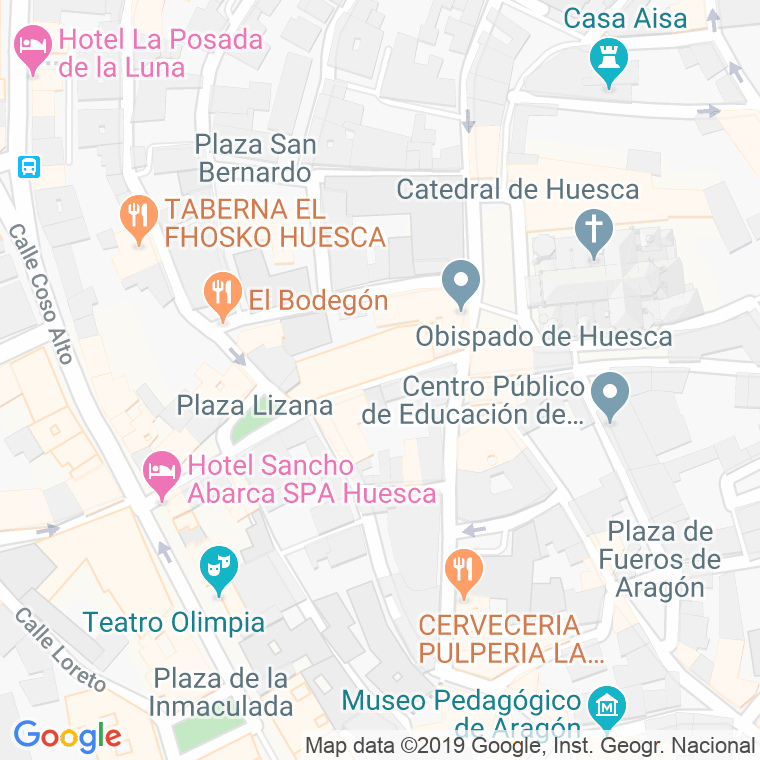 Código Postal calle Ricafort en Huesca