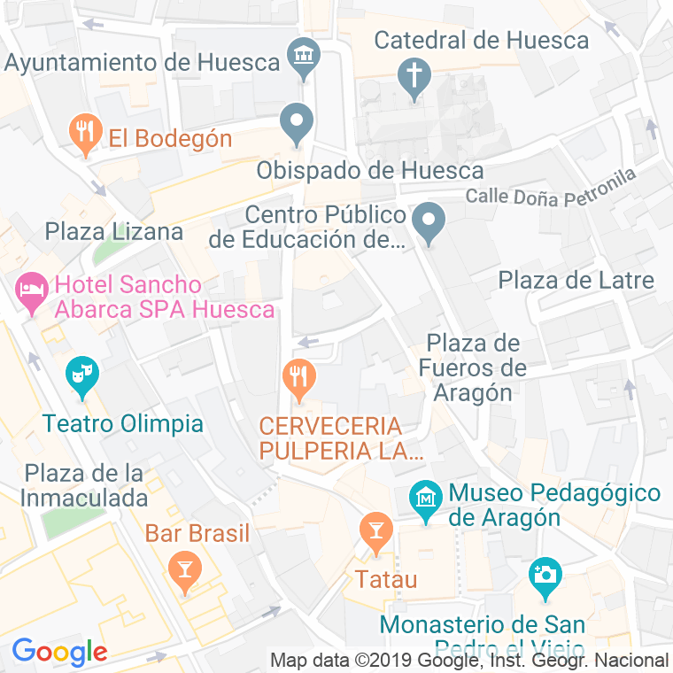 Código Postal calle Urries, plaza en Huesca