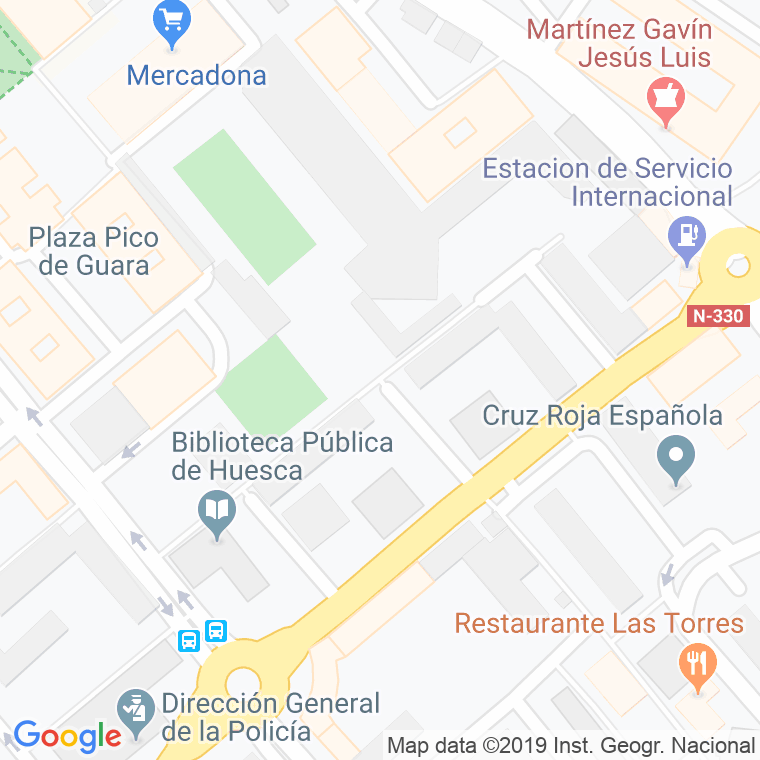 Código Postal calle Pico Del Aguila, pasaje en Huesca