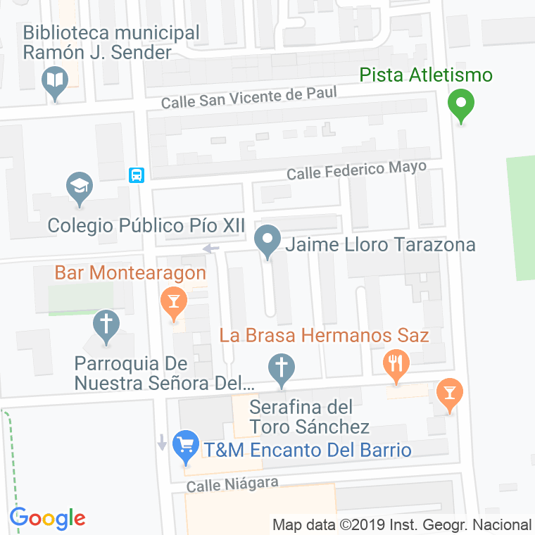 Código Postal calle Rio Guatizalema en Huesca