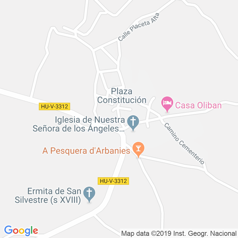 Código Postal de Arbanies en Huesca
