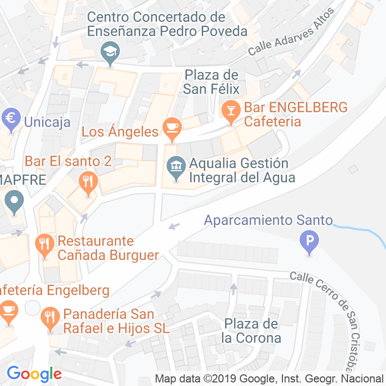 Código Postal calle Don Rafael Ortega Sagrista en Jaén