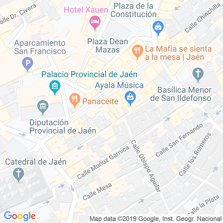 Código Postal calle Maria De Molina en Jaén