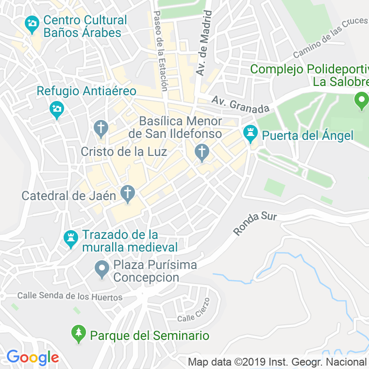 Código Postal calle Nueva   (Impares Del 1 Al Final)  (Pares Del 2 Al Final) en Jaén