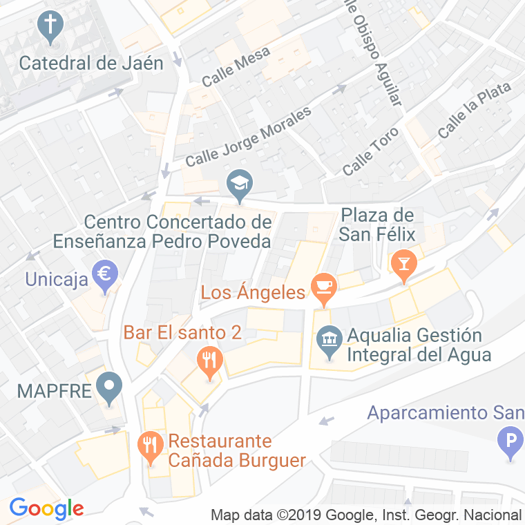 Código Postal calle Olid en Jaén