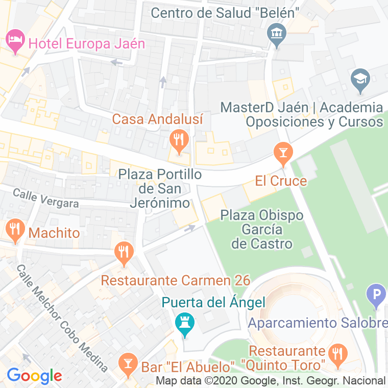 Código Postal calle Sixto Camara en Jaén
