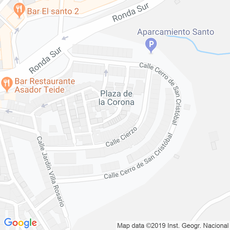 Código Postal calle Corona, La en Jaén