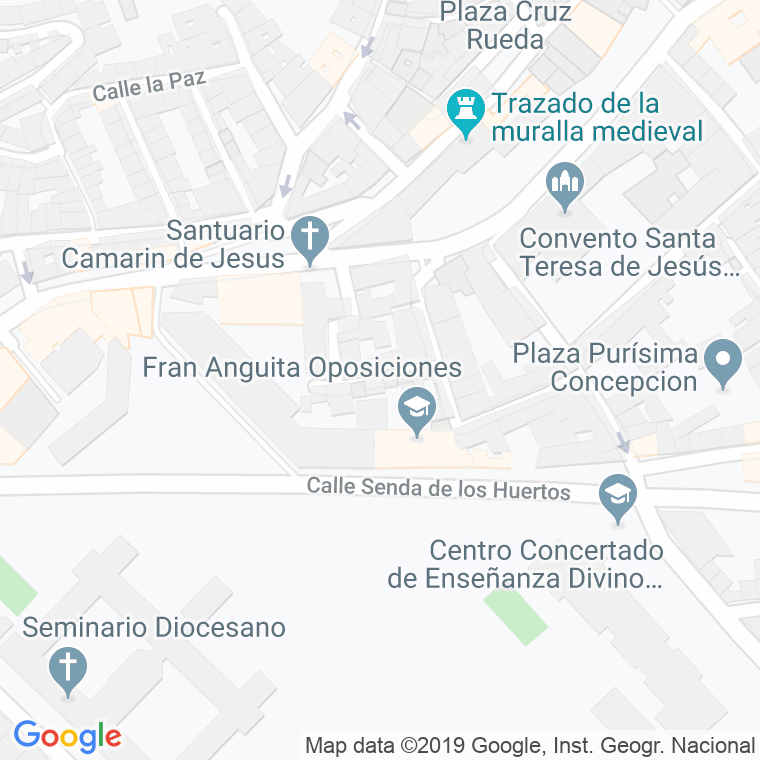 Código Postal calle Fajardo en Jaén