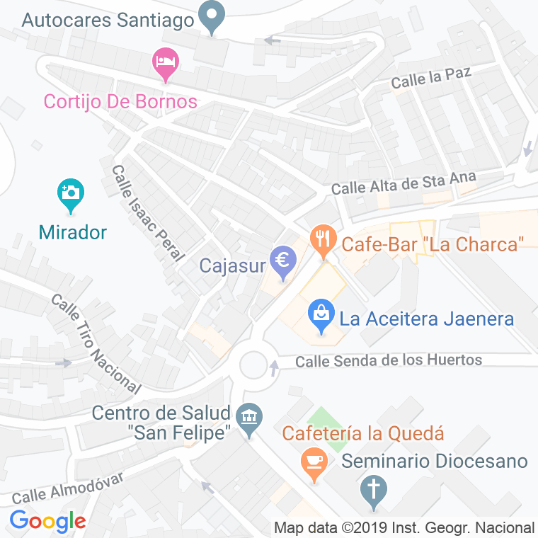 Código Postal calle Lucena en Jaén