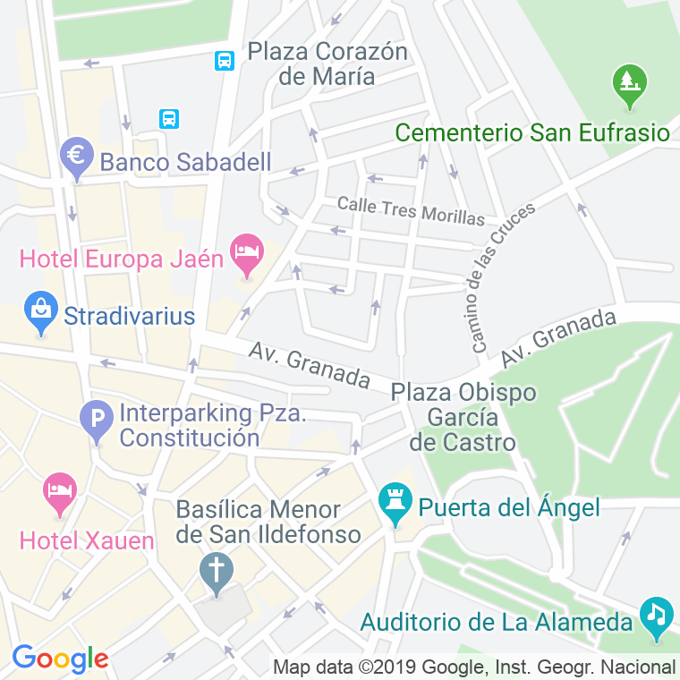 Código Postal calle Labradores en Jaén