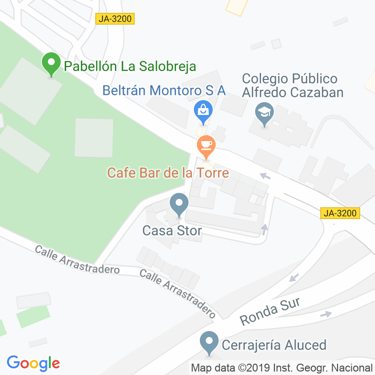 Código Postal calle Tejares, Los en Jaén