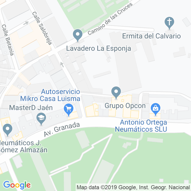 Código Postal calle Travesia De Salobreja en Jaén
