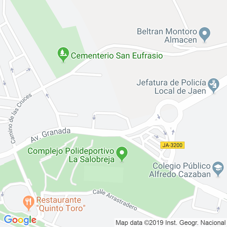 Código Postal calle Venta Del Cañezo en Jaén
