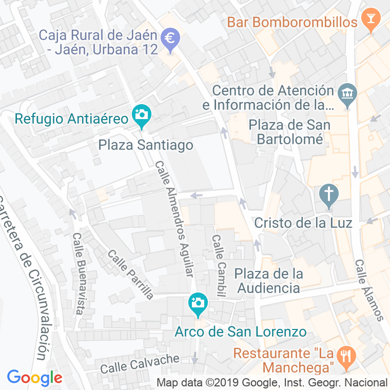 Código Postal calle Angeles, Los en Jaén