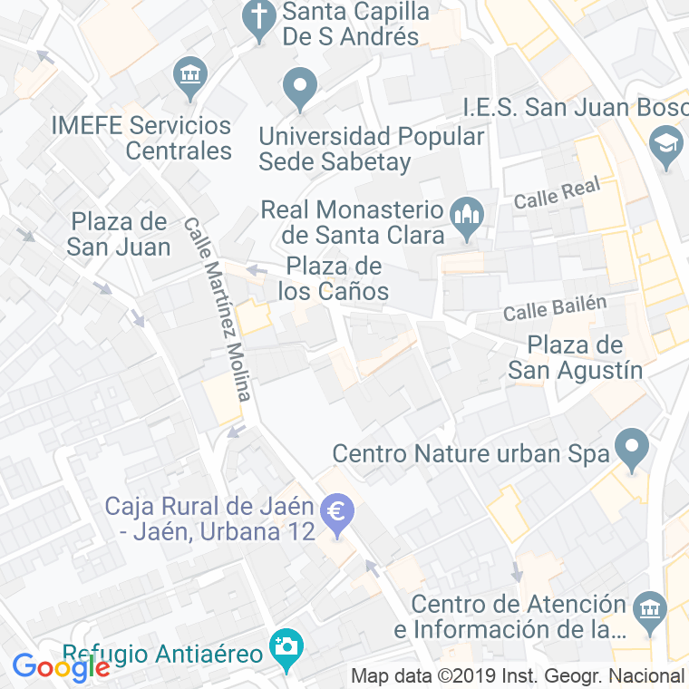 Código Postal calle Caños, Los en Jaén