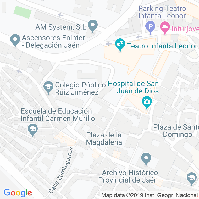 Código Postal calle Condesa en Jaén