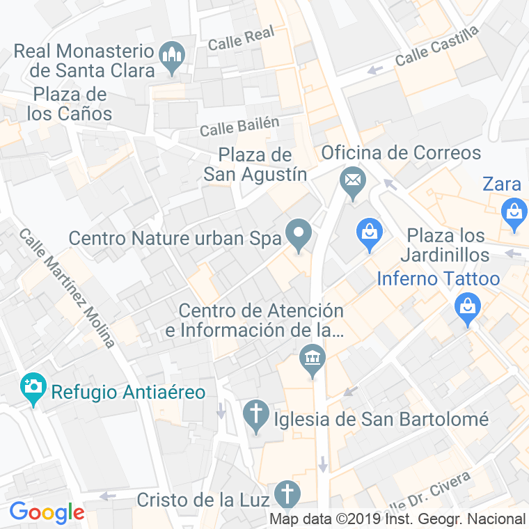 Código Postal calle Higueras, Las en Jaén