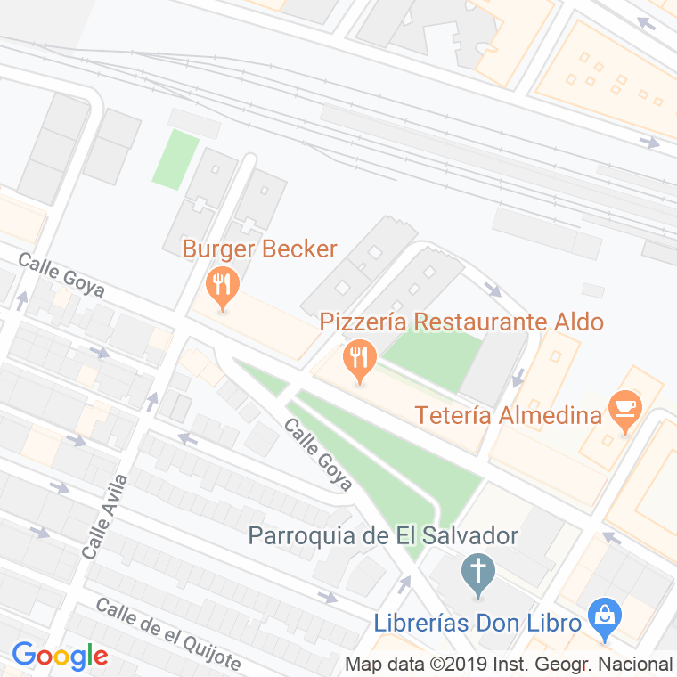 Código Postal calle Pintor Rufino Martos en Jaén