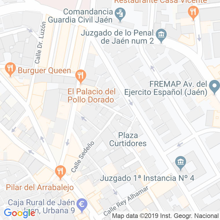 Código Postal calle Minas, Las en Jaén
