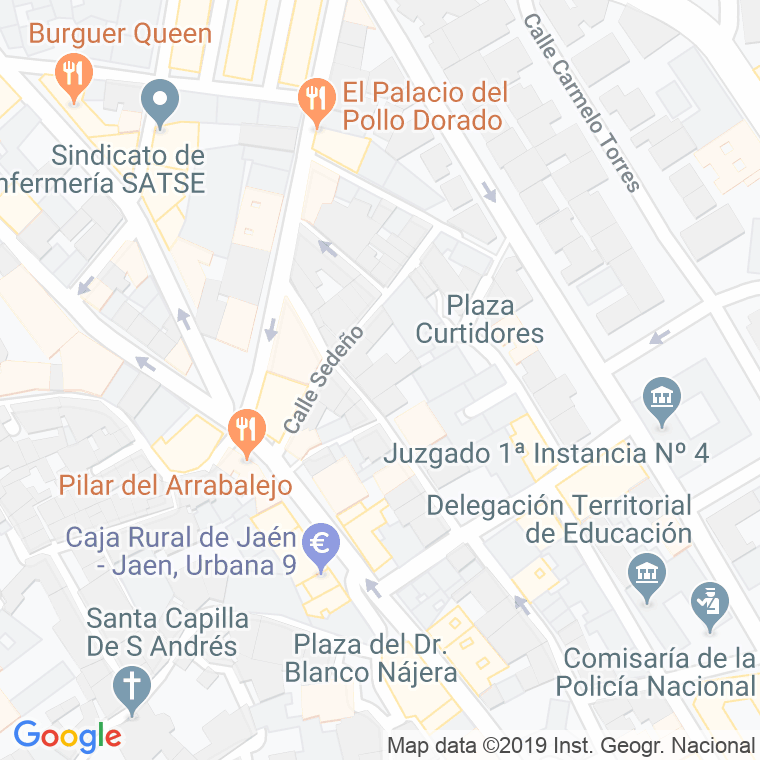Código Postal calle Picadero en Jaén