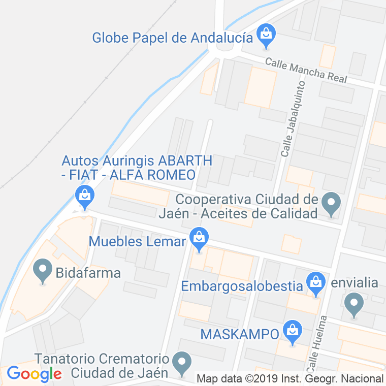 Código Postal calle Frailes en Jaén