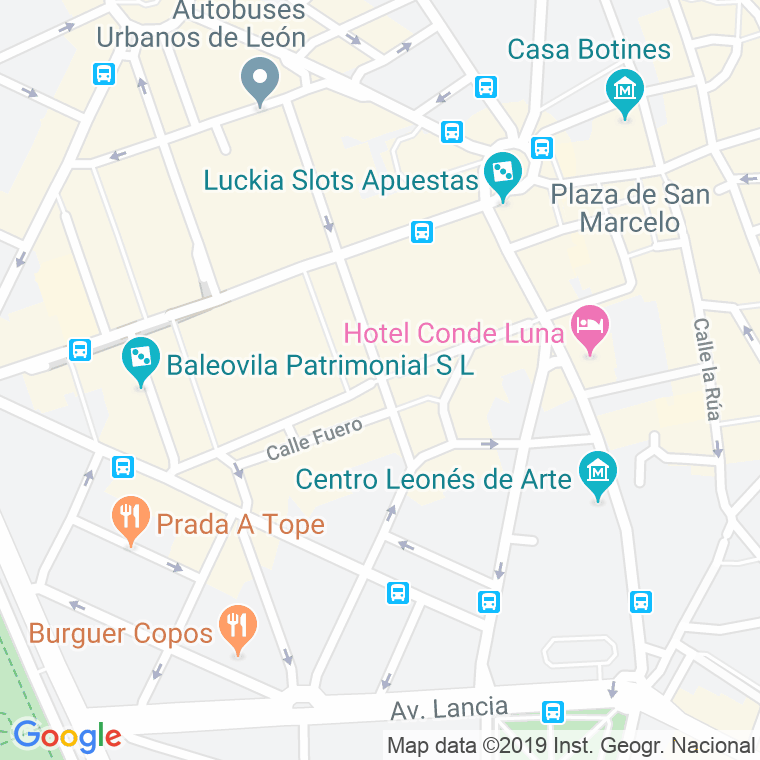 Código Postal calle Gil Y Carrasco en León