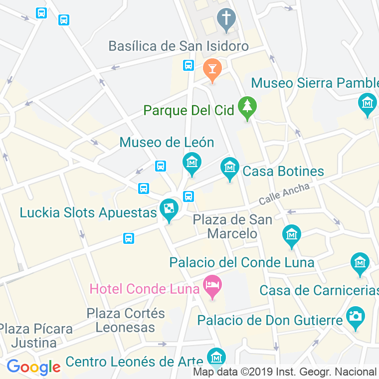 Código Postal calle Santo Domingo, plaza (Pares Del 4 Al 4) en León