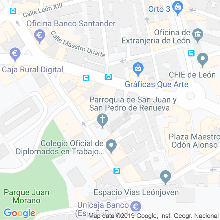 Código Postal calle Eladio Tejedor en León