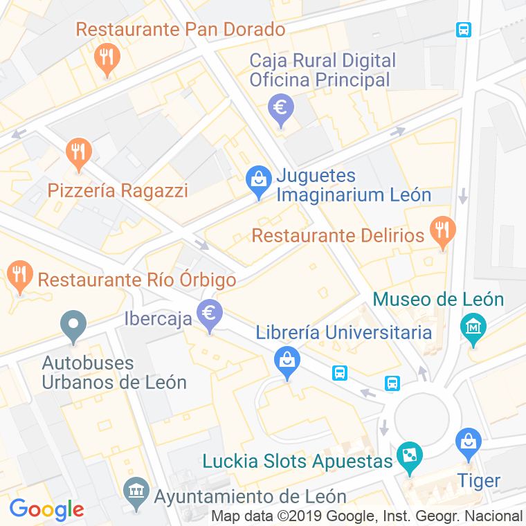 Código Postal calle Fajeros en León
