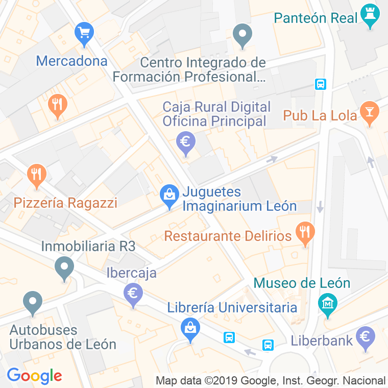 Código Postal calle Lope  De Vega en León