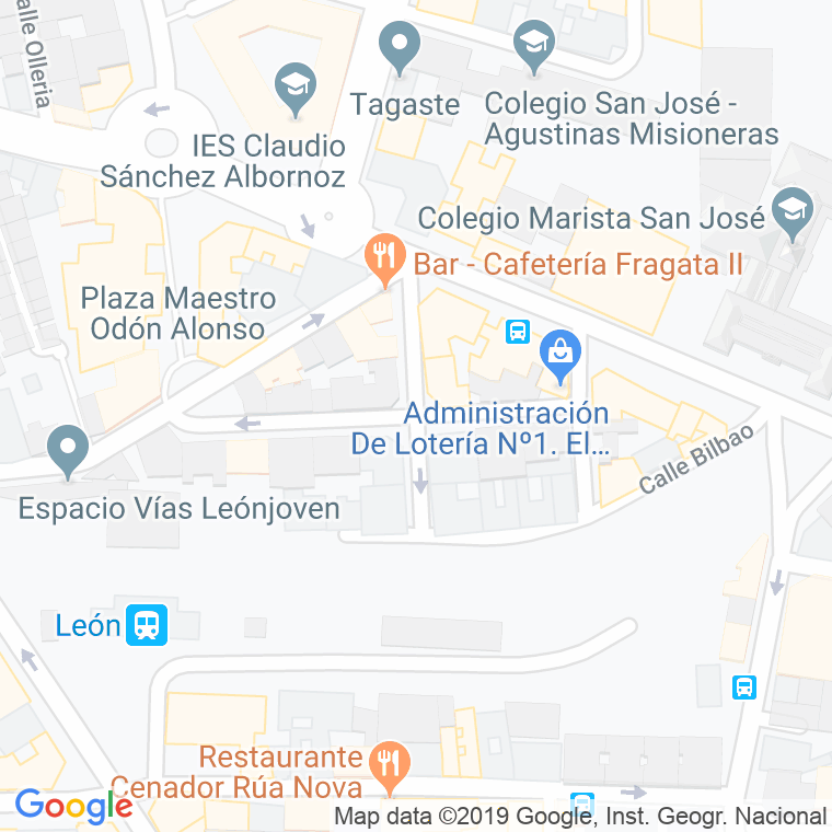 Código Postal calle Rafael Maria De Labra en León