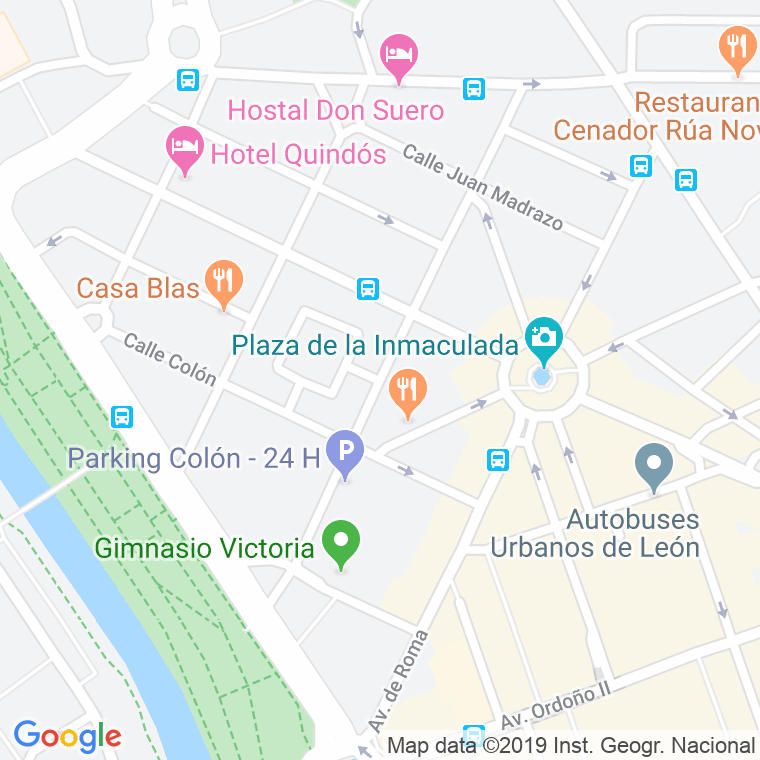 Código Postal calle Roa De La Vega   (Impares Del 1 Al 17)  (Pares Del 2 Al 14) en León