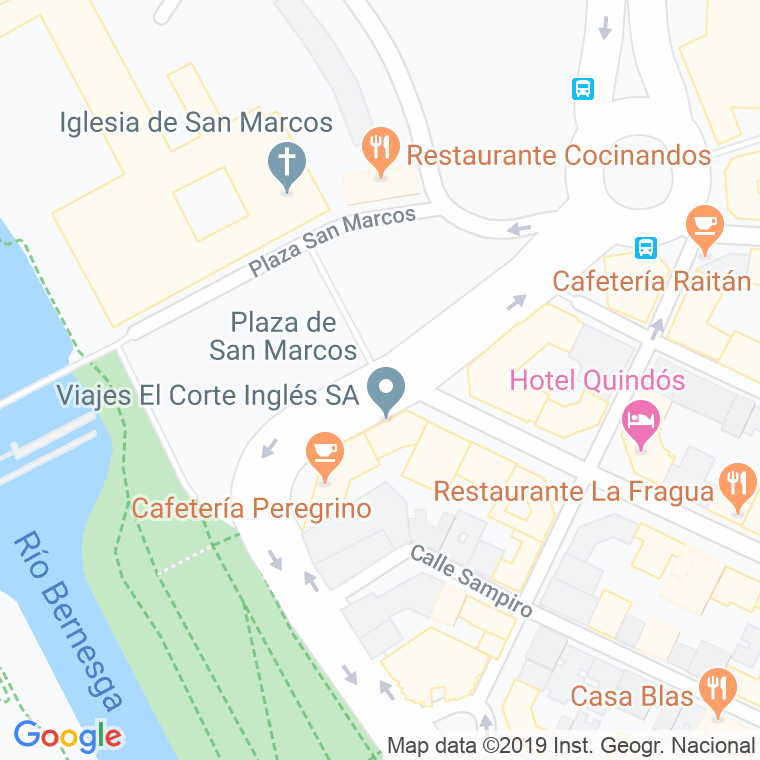 Código Postal calle San Marcos, plaza (Impares Del 9 Al Final)  (Pares Del 6 Al Final) en León