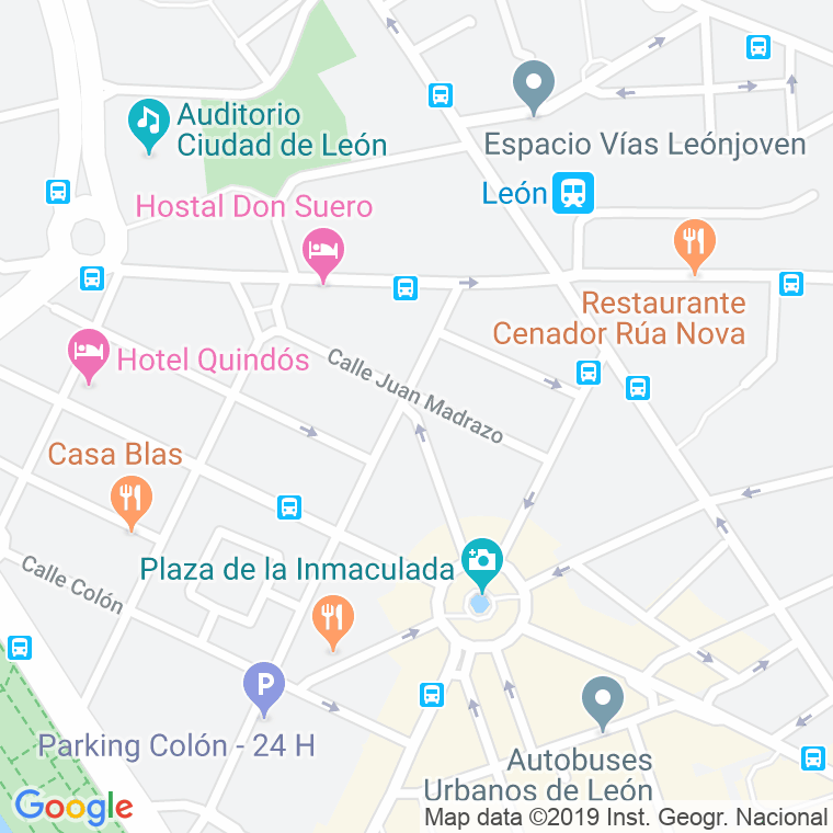 Código Postal calle Santa Clara en León