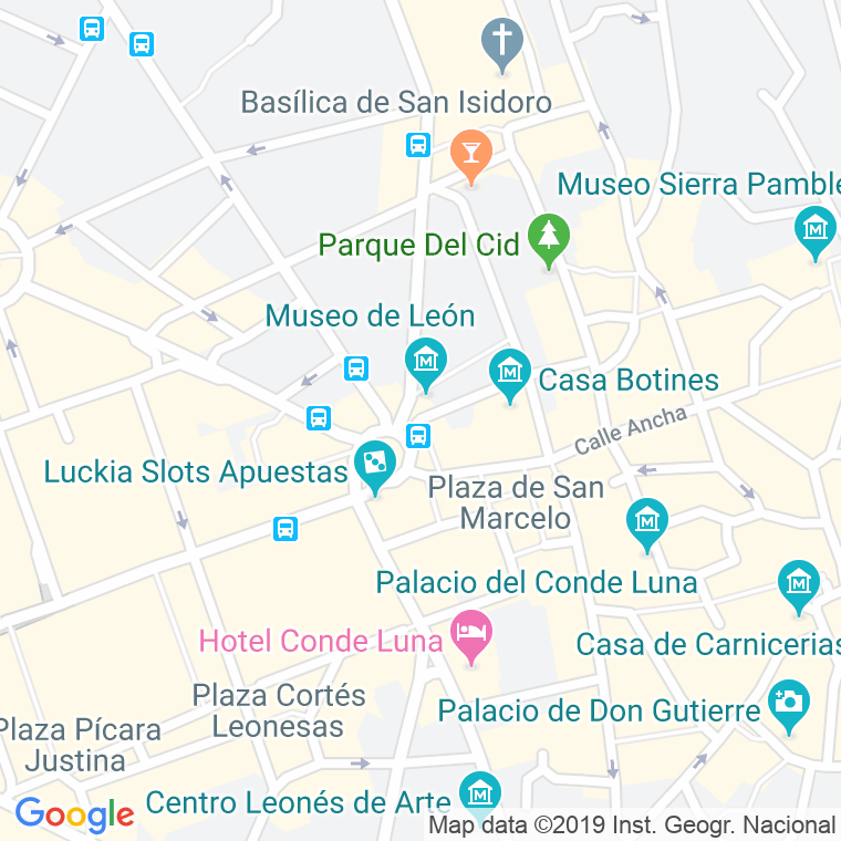 Código Postal calle Santo Domingo, plaza (Impares Del 5 Al Final)  (Pares Del 6 Al Final) en León