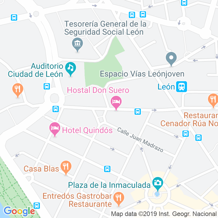 Código Postal calle Suero De Quiñones, avenida en León