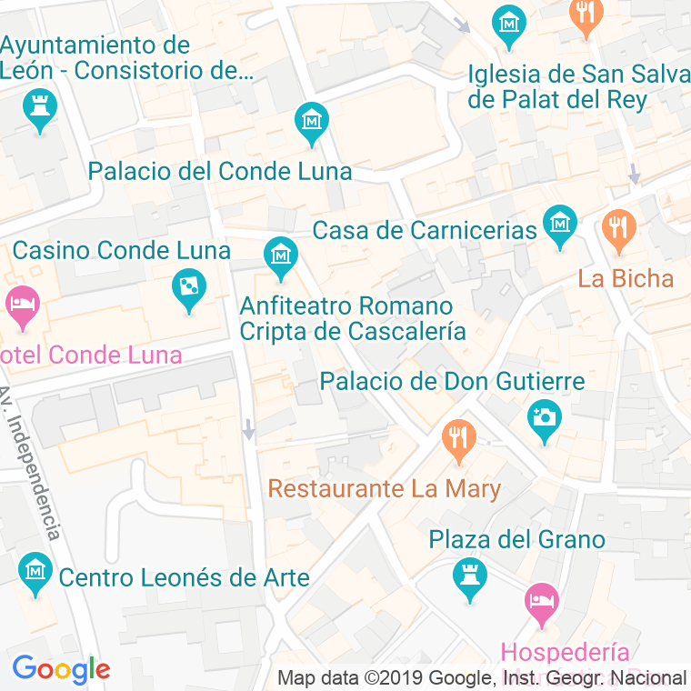 Código Postal calle Cascaleria en León