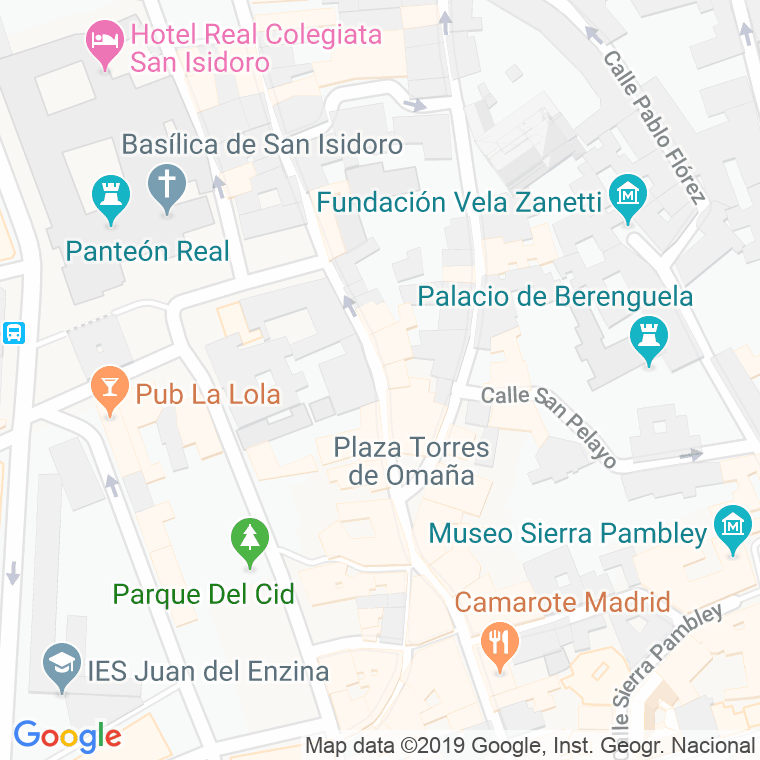 Código Postal calle Fernando Gonzalez Regueral en León